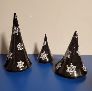 Ceramic Cone Christmas Tree Set